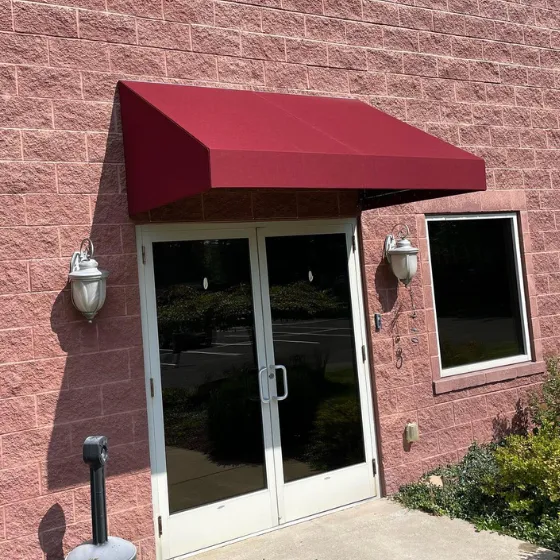 Toldo para Porta de Tecido Náutico — Instalação 7